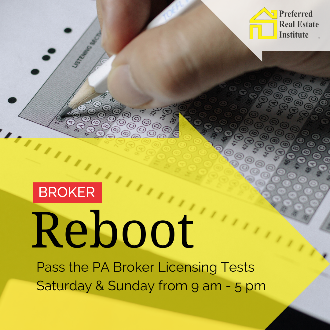 Broker Reboot (CR009320 ) Preferred Real Estate Institute